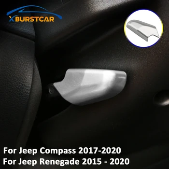 

Xburstcar Car Steering Wheel Adjustment Switch Knob Cover Trim Sticker for Jeep Compass 2017-2020 for Jeep Renegade 2015 - 2020