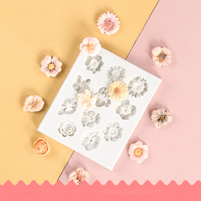 Little Flower Series Silicone Mold – Fondant, Sugarcraft, Chocolate, and Gumpaste Bakin... - SKU BTCD1017 - UGI Packaging