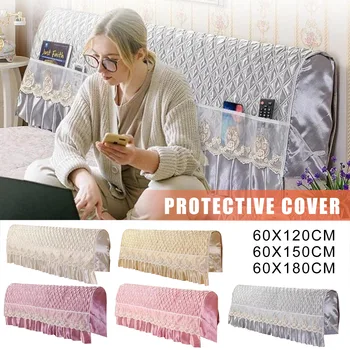 

European Bed Head Storage Cover Comfortable Elegant for Bed Home Bedroom Protective Cover for Bed Head UD88
