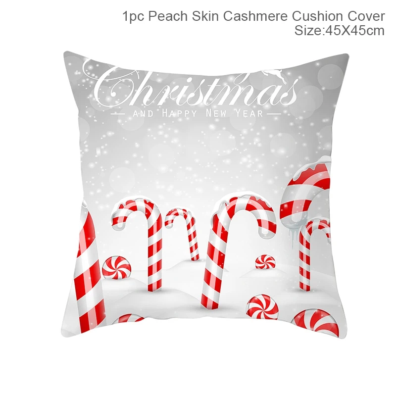 Xmas pillowcase 13 QIFU/Рождественская наволочка с изображением Санта-Клауса и снеговика; Рождественский Декор для дома; рождественские подарки; Natal Navidad с новым года - Цвет: Xmas pillowcase 13