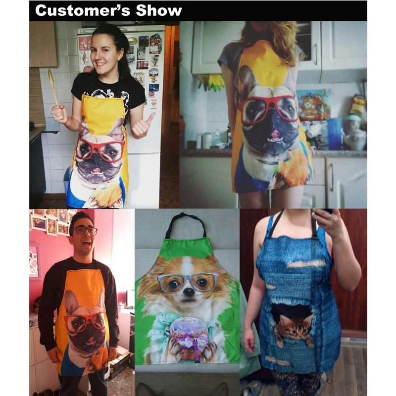 1 Pcs Kitchen Apron Vintage Paris Style Eiffel Printed Sleeveless Polyester Bib Aprons for Men Women Home Cleaning Tools