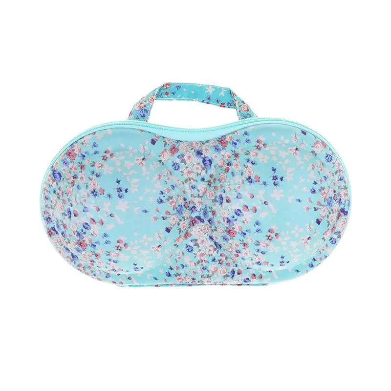 Flowers Pattern 28 видов защитного бюстгальтера сумка органайзер контейнер для путешествий Портативный Женский Для Хранения лифчиков Чехол бюстгальтер Евы Нижнее белье коробка для хранения СУМОЧКИ - Цвет: Flowers Pattern