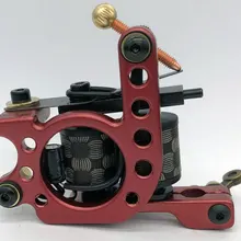 Новинка, 10 катушек, тату-машина, maquiagem, пистолет, тату-машины, пистолет, стальная тату-рама, трость для шейдеров