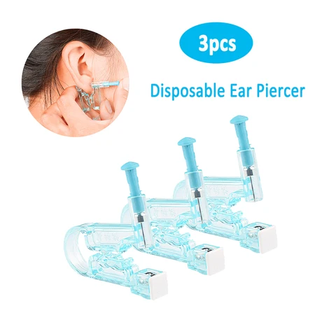 Painless Ear Piercing Healthy Sterile Puncture Tool Without Inflammation for Earrings Ear Piercing Gun