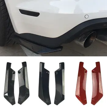 

2Pcs Universal Car Rear Bumper Lip Spoiler Diffuser Splitter Scratch Protector