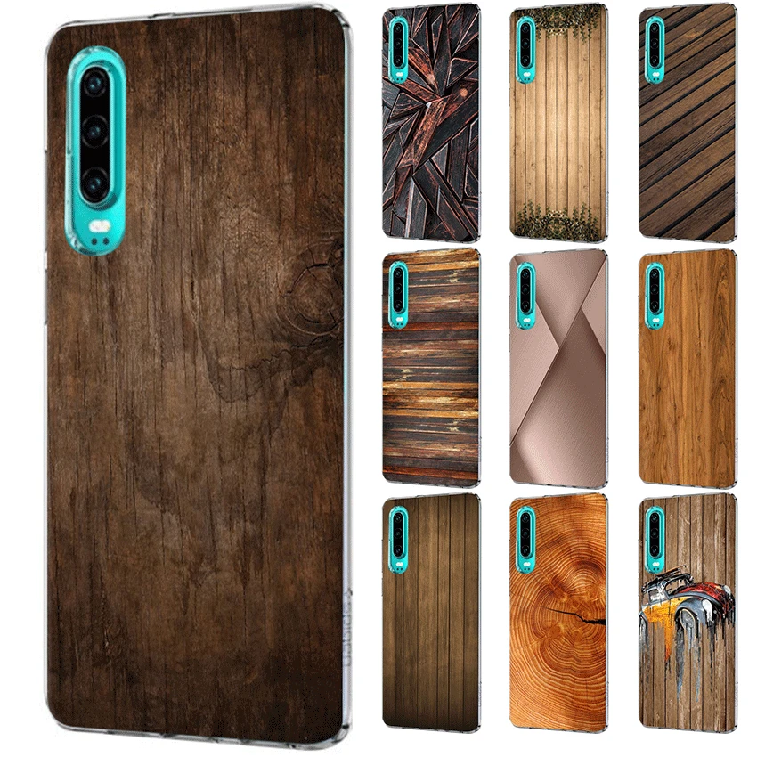 Мобильный телефон чехол для Honor 6A 6C 7A 8 8X 9 9X 10 View 20 Lite Pro Play Hard Cover Wood Grain | Мобильные