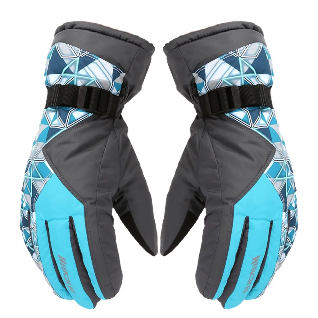 Теплые мужские лыжные перчатки Снегоход Мотоцикл езда унисекс Зимние перчатки для улицы ветрозащитный водонепроницаемый для снега пробки перчатки# YL5