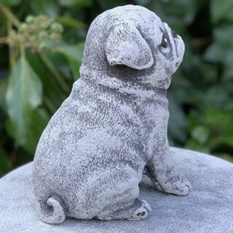 Toys Decor Home Tzu Shih Figurine Toys Resin Outdoor Garden Ornament  Decoration Ornaments Puppy Sculptures Simulation - AliExpress