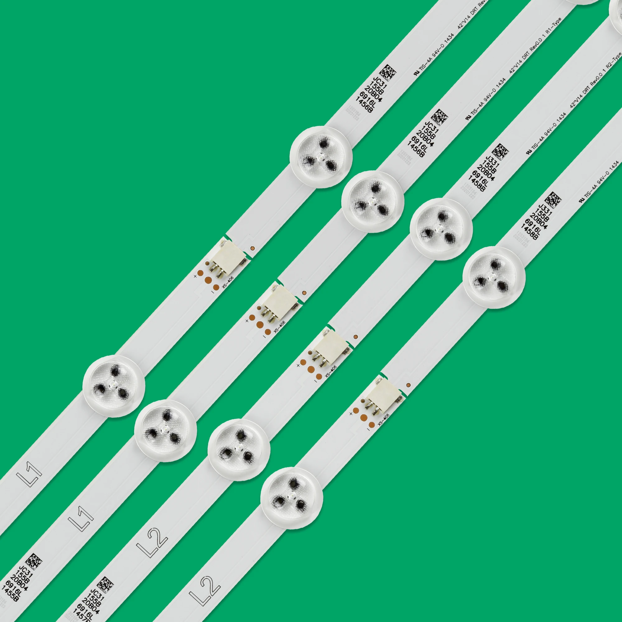 Tiras de Retroiluminação Led para 42pfh5609 42pft5609 Lc420due pg f1 6916l1588a 6916l-1589a 6916l-1590a 6916l-1591a Lc420dun pg a1 - Imagem 2