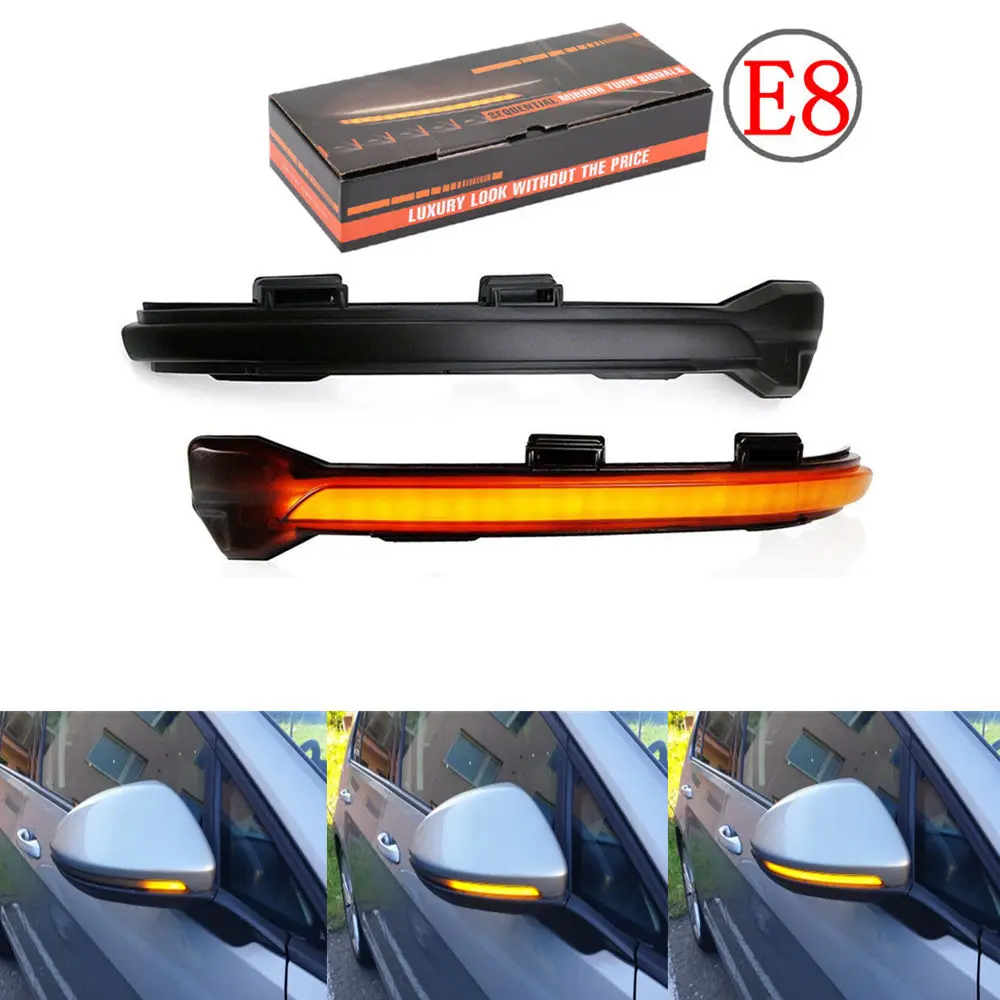 

2 pieces Dynamic blinker LED Turn Signal Light Side Mirror indicator For VW Golf 7 Golf MK7 7.5 GTI R Sportsvan Touran L II