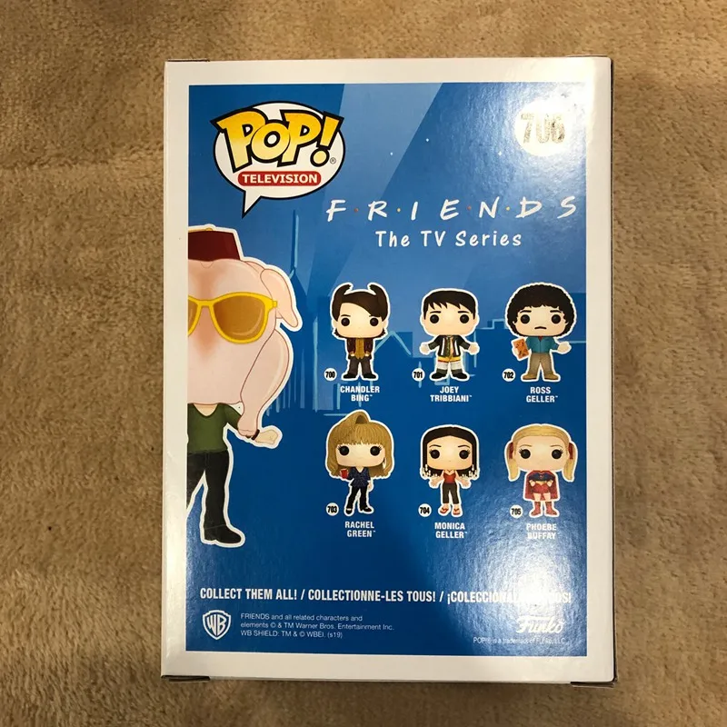 Эксклюзивный FUNKO POP официальный ТВ: друзья Моника С благодарением Турция
