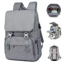 USB Водонепроницаемая коляска, пеленка, рюкзак для мам, подгузник для мам, для путешествий, многофункциональная сумка для мам