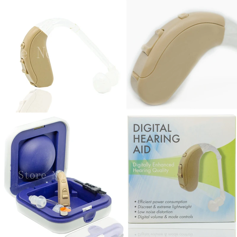 703 New Tone Hearing Aid Behind The Ear Sound Amplifier Sound Adjustable Kit Hearing Aids Drop Ship