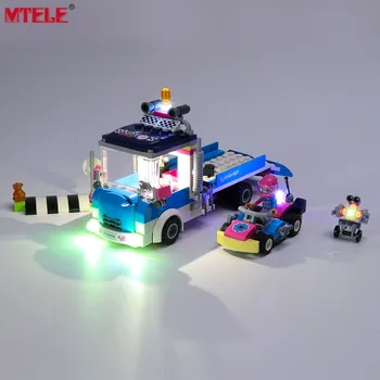 

MTELE Brand LED Light Up Kit For Friends Series Service & Care Truck Lighting Set Compatile With 41348 (NOT Include The Model)