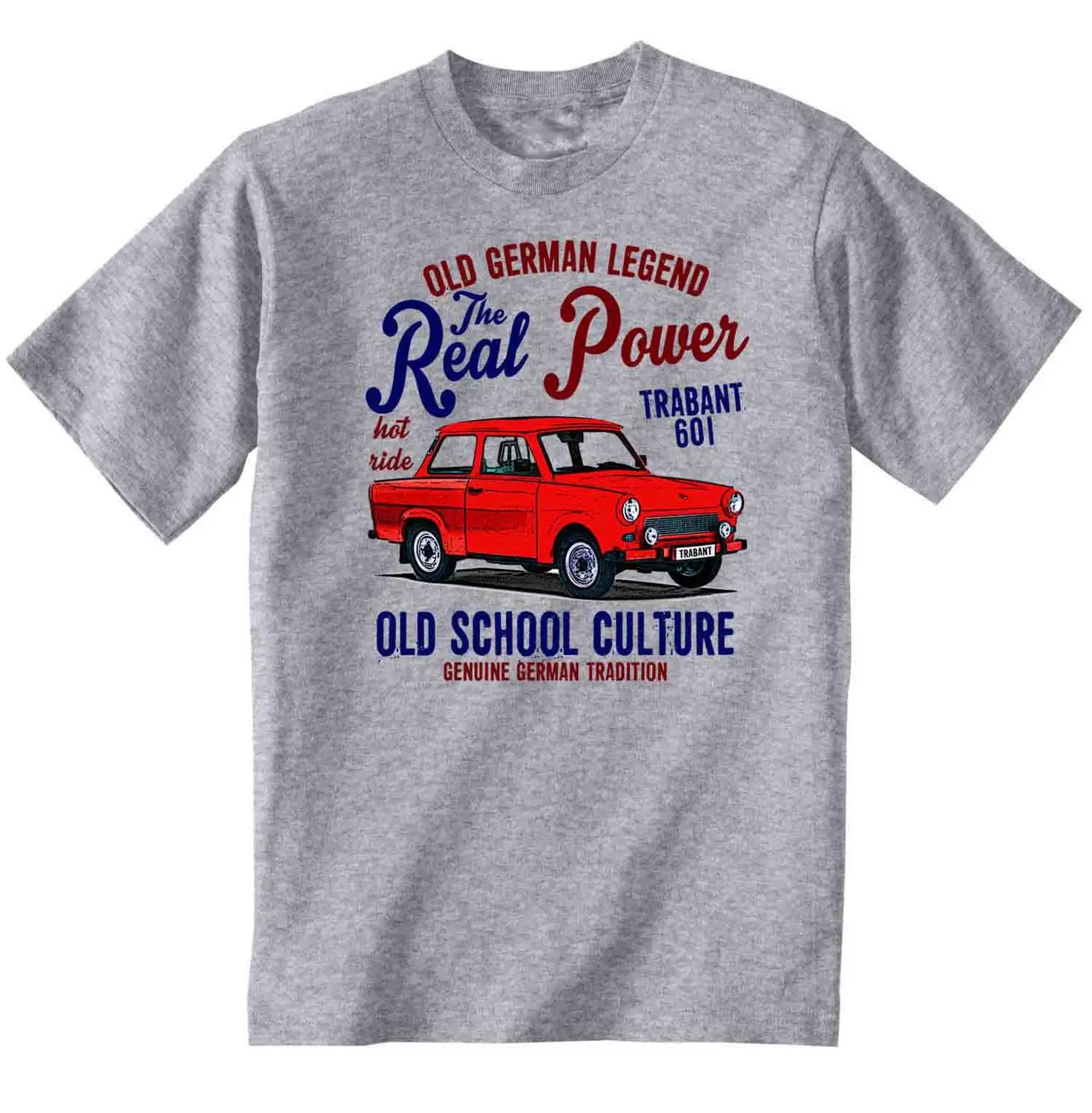 T-Shirt 2019 Fashion Men Vintage German Car Trabant 601 New Cotton Casual Tee | Мужская одежда