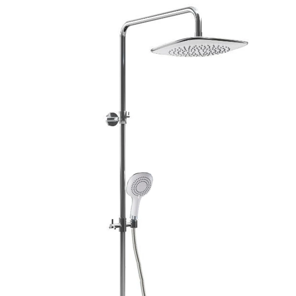 SonWelle Shower system, overhead shower 1 dir, hand shower 1 dir, basket For bathroom afbeelding