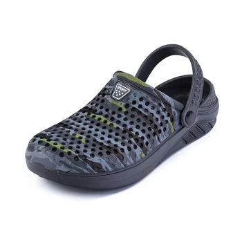 

outdoor sandals Summer Slippers EVA Massage Unisex women sandals men Fashion Hollow Out Breathable Beach Slippers Flip Flops