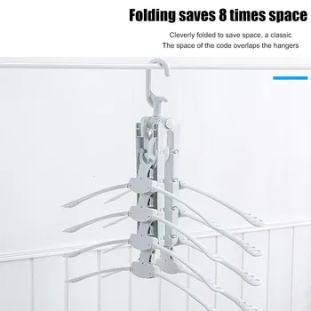 

Drop 1PC Rotating Organizer Cloth Multi Layers Cloth Storage Rack