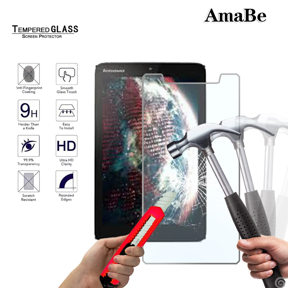 Vetro Temperato Flim Protezione Dello Schermo Per Lenovo Miix 2 8.0 "/Tab 2 A7-10 A7-10F A7-20 A7-30 7.0" Tablet Protezione Della Protezione Dello Sch