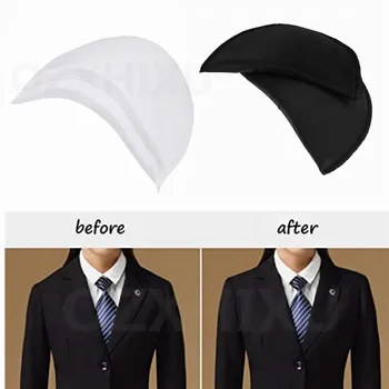 

Hot 2 pair Soft Padded Shoulder Padding Encryption Foam Shoulder Pads for Blazer T-shirt Clothes Sewing Accessories 7ACC43-2