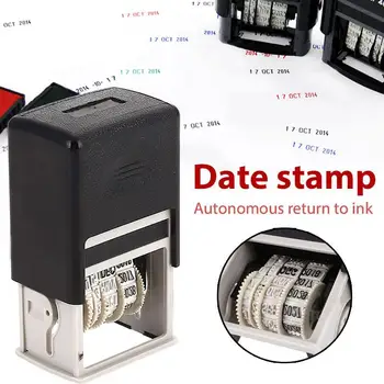 

2017-2028 Wheel Stamping Mud Set Date Stamps DIY Handle Account Convenient Seal Student Office Supplies Home SCHOOL Retro
