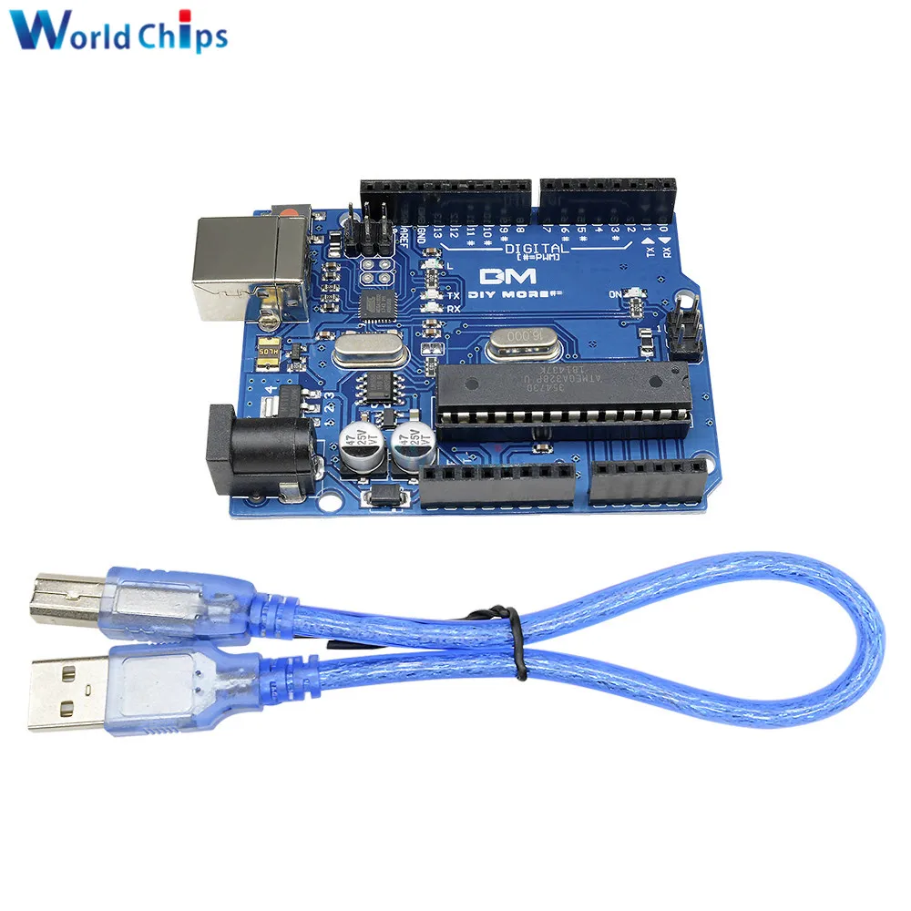 R3 ATmega328P макетная плата CH340G CH340 ATMEGA16U2 зуммер микроконтроллер 3 В 5 в постоянного