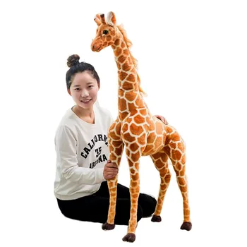 

Simulation Plush Giraffe giant stuffing doll plush toys zoo animal children gift
