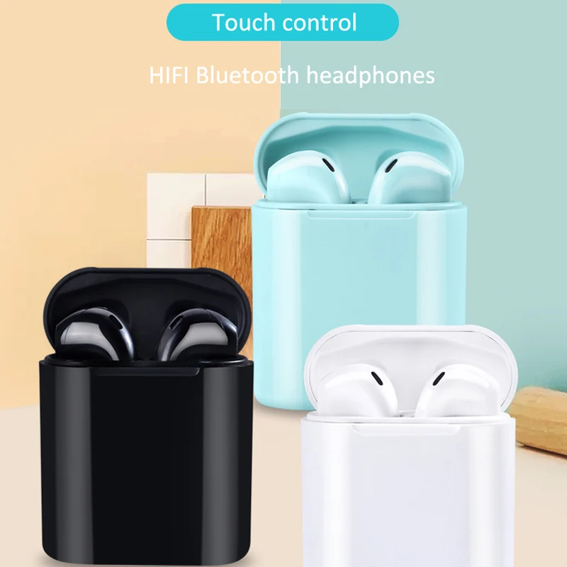 Беспроводные наушники TWS с микрофоном Музыка Touch Водонепроницаемая bluetooth