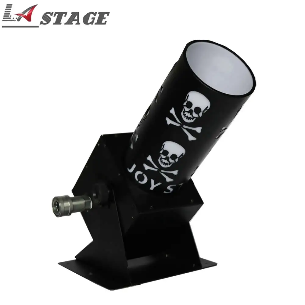 Бесплатная доставка телефон с одной трубкой Ghost DMX512 CO2 Jet Machine Shoot 8-10M Up дымовая