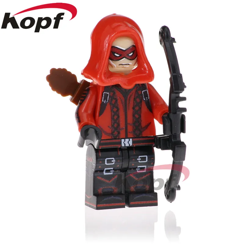 Строительные блоки Одиночная фигурки Taskmaster Deadshot Хоуп Саммерс Красная стрела Супер Герои Кирпичи Детские Рождественские игрушки PG479