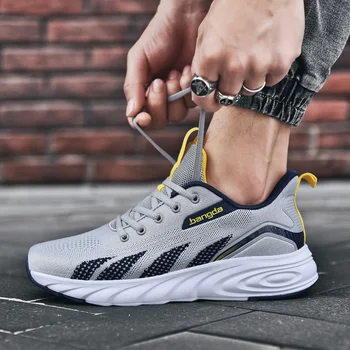 

Men Fashion Sneakers Mesh Casual Shoes Men Vulcanize Shoes Spring Walking Shoes White Shoes Men Outdoor Cotton Fabric Shoes 45