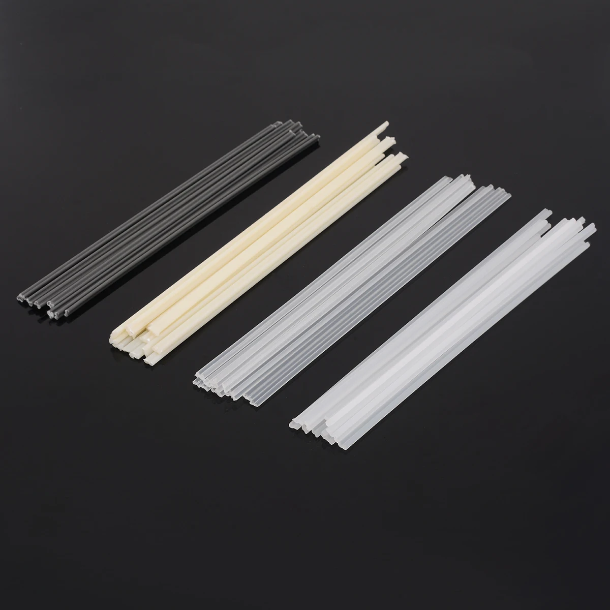 Three-Ply Plastic Welding Rod Grey PVC Welding Electrode 50PCS 