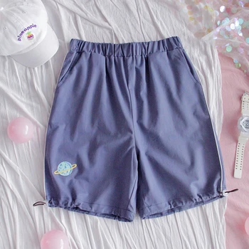 

Small Fresh Sports shorts Girls Summer Loose Ins Student Japanese Harajuku Wild Soft sister Casual Five Shorts College style