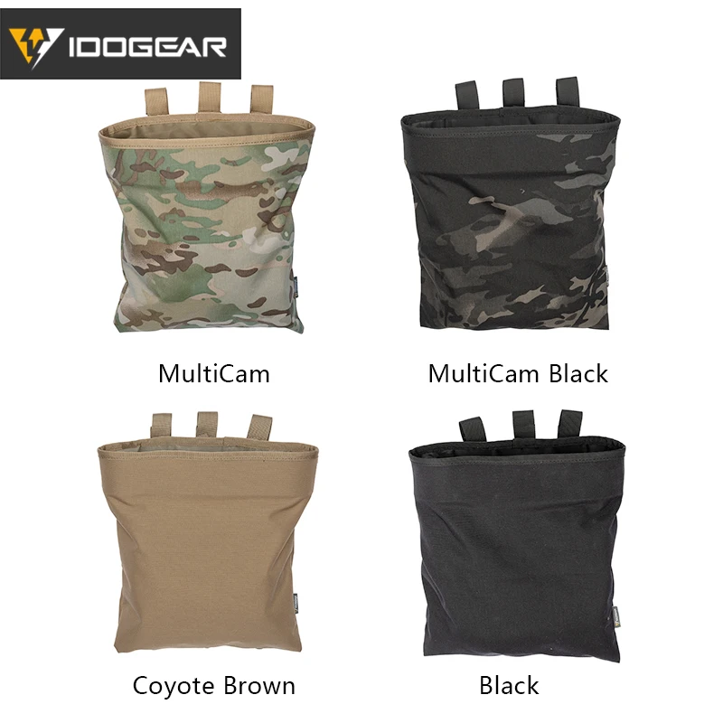 IDOGEAR MOLLE Magazine Dump Pouch Тактический Магнитный Drop Recycling Bag сумка для хранения 3550|Сумки