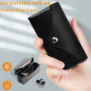 

Luxury Leather Case for EDIFIER TWS NB Bluetooth Headset Portable Anti-fall Bag For EDIFIER TWS NB Earphone Charging Box