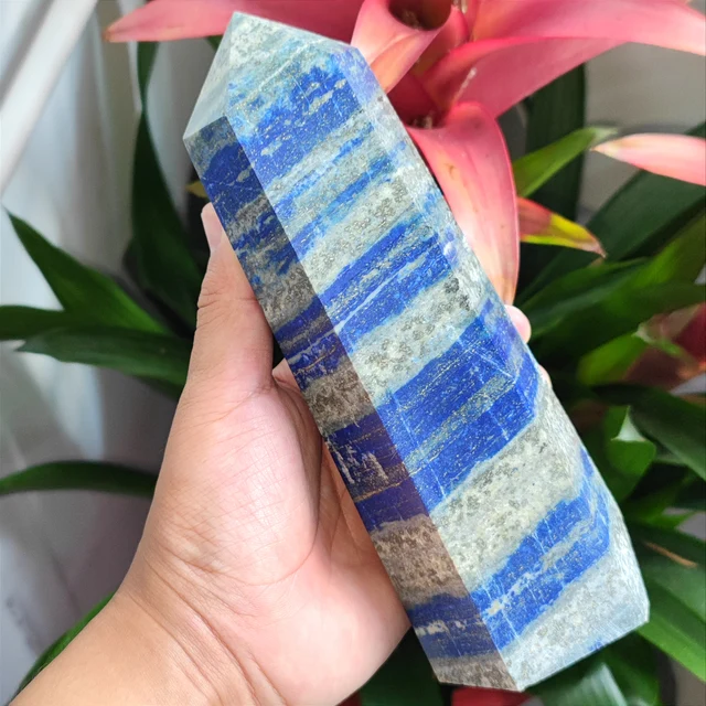 Grand Point de baguette en Lapis Lazuli, vente en gros, tour de baguette  naturelle en vrac