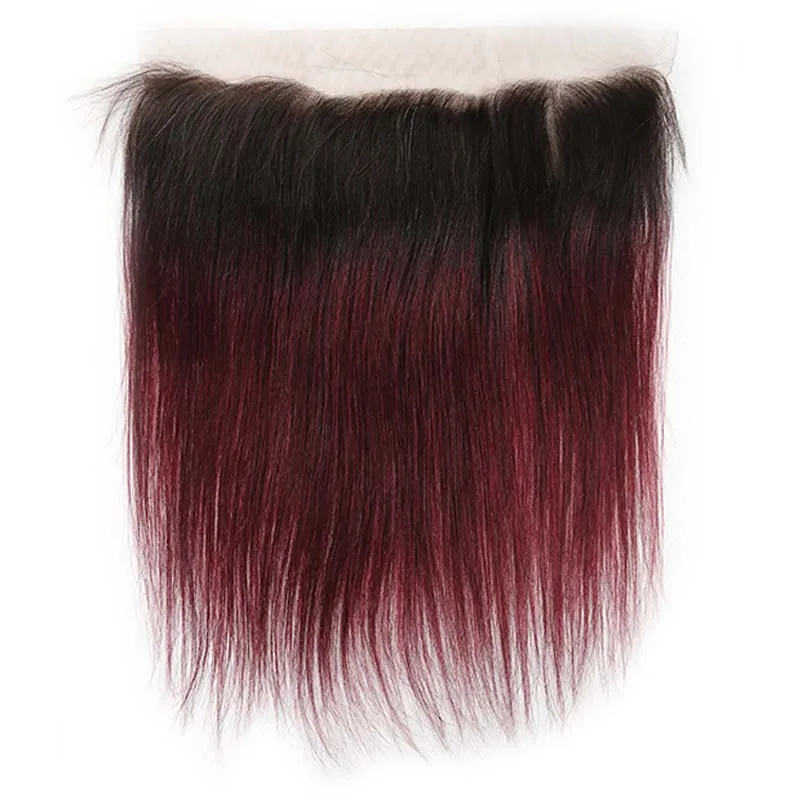 99J/бордовые человеческие волосы пряди с закрытием 13*4 бразильские прямые человеческие волосы плетение с закрытием не Реми волосы для наращивания SOKU