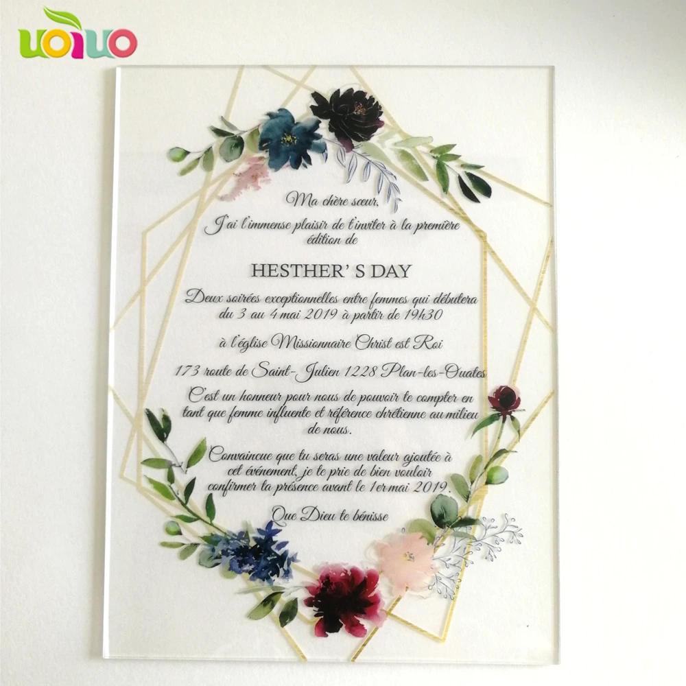 Carte Acrylique Claire Avec Impression Personnalisee Cartes D Invitation De Mariage Avec Fleurs Cartes D Invitation D Anniversaire Aliexpress Maison Animalerie Carte Acrylique Claire Avec Impression Personnalisee Cartes D Invitation De Mariage Avec Fleurs Cartes D Invitation D Anniversaire Aliexpress Maison Animalerie