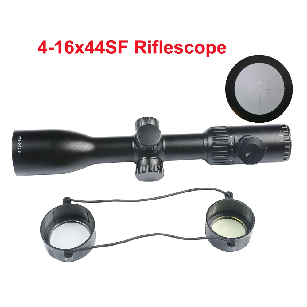 MIZUGIWA Red Green Illuminated Air Riflescope Hunting Tactical Scope 4-16X44SF Optics Sight For Long Range Hunting