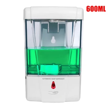 

600ml Automatic Sensor Soap Dispenser Touchless Wall Mounted Liquid Soap Home Bathroom New THJ99