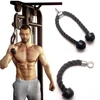 Biceps Triceps Rope Press Down Swivel Heavy Duty Nylon Non Slip Exercise Fitness Double HeadSigle Head Pull Down Trainer Pull
