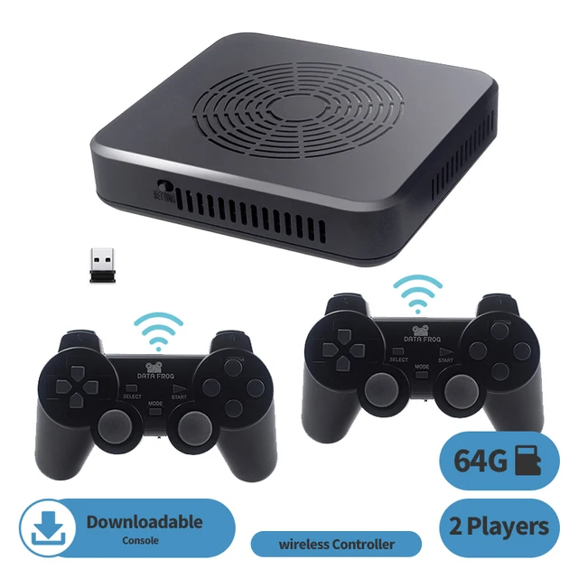 Data Frog Wifi Video Game Console Support 4 Players Built-in 3000+games 100 3d Games For Ps1/psp Retro Game Console Support Hd - Video Game Consoles