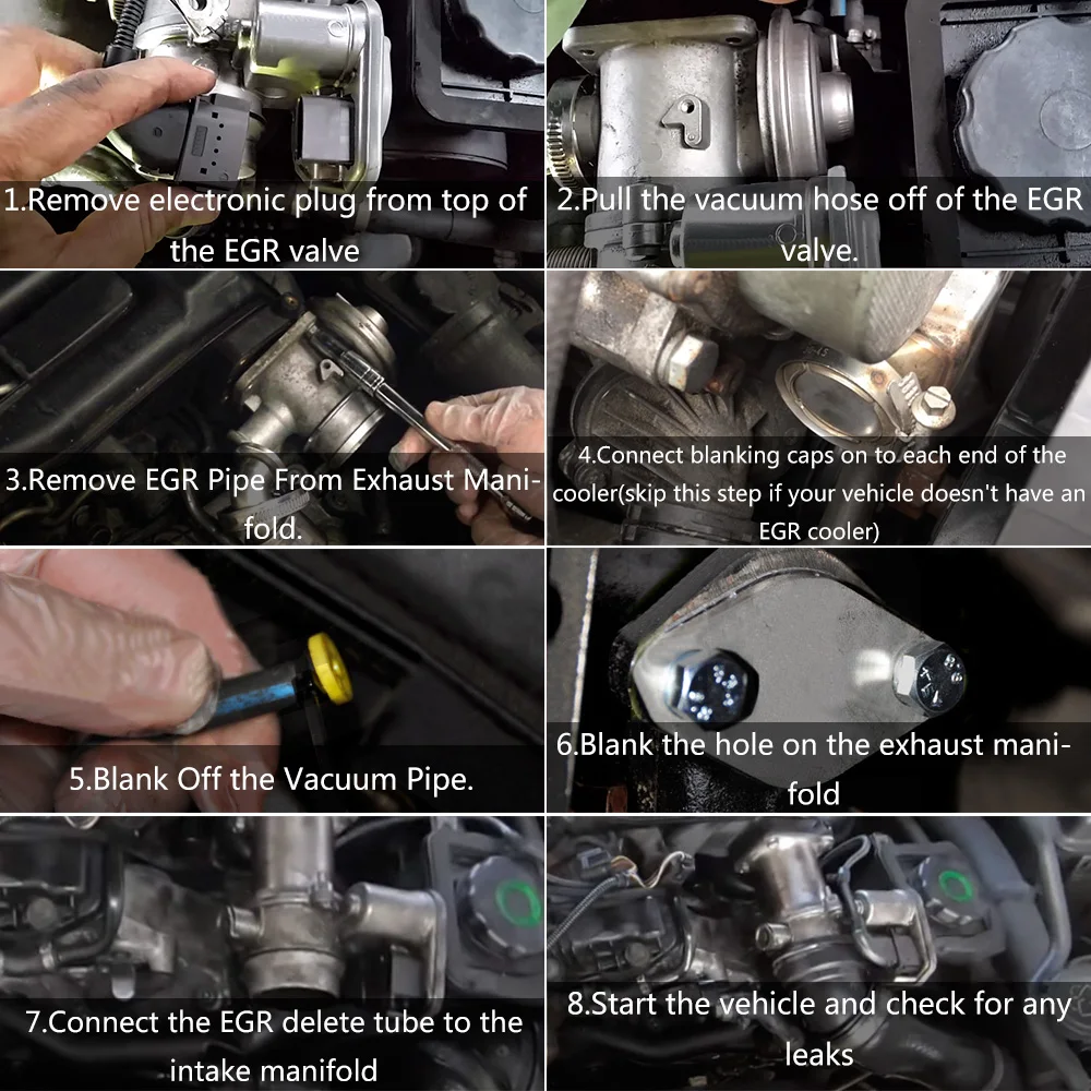 Алюминиевый Комплект для удаления EGR BMW 5 SERIES E60 E61 E61N 520i 525d 530d 535d DELETE KIT VR EGR08|vr racing|kit