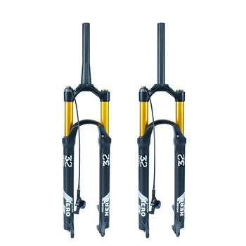 

100-120MM Travel Mountain Bike Air Suspension Bike Plug Bicycle Fork Performance Over Diameter 32MM 26 27.5 29 Air Fork