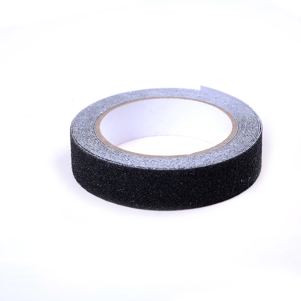 Black 2.5CM*5M Waterproof Anti Slip Tape Self Adhesive For Stair Floor Bathroom Kitchen Warning stripes emergency lines | Обустройство