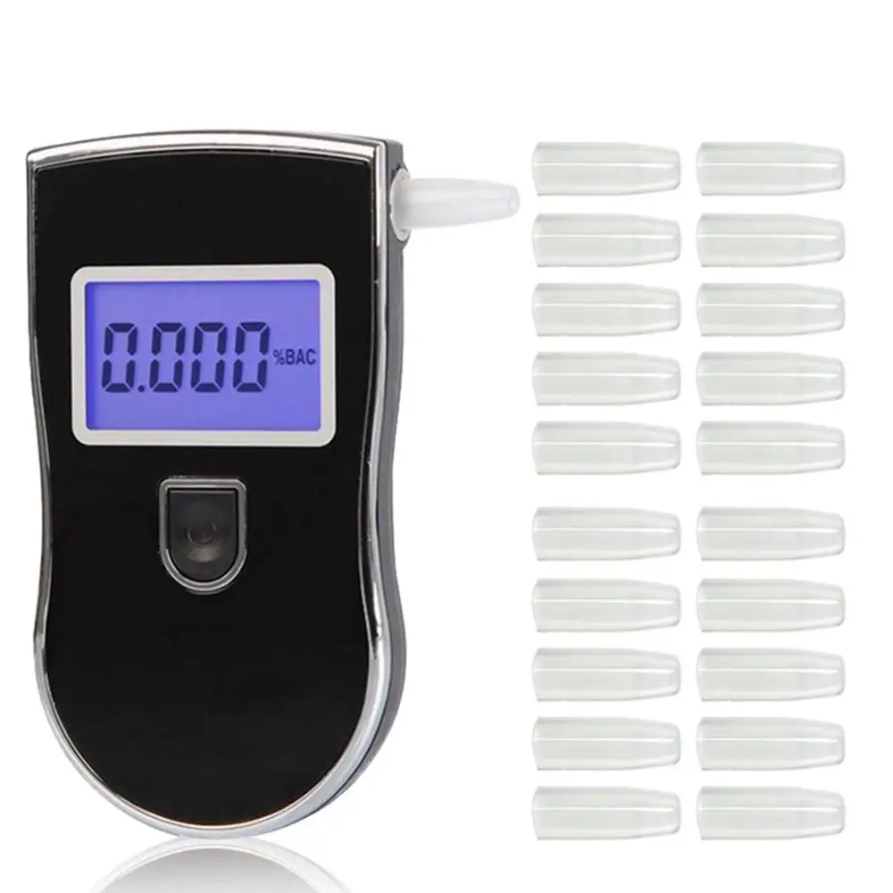 20/50Pcs Durable Mouthpieces for AT-818 Breath Alcohol Tester Breathalyzer Digital Breathalyzer's Blowing Nozzles Mouthpieces