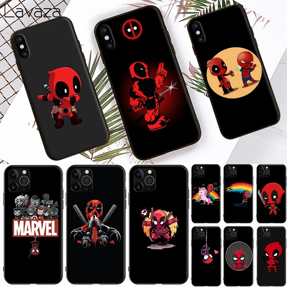 Мягкий силиконовый чехол Marvel с забавным единорогом дэдпулом для Apple iPhone 6 6S 7 8 Plus 5