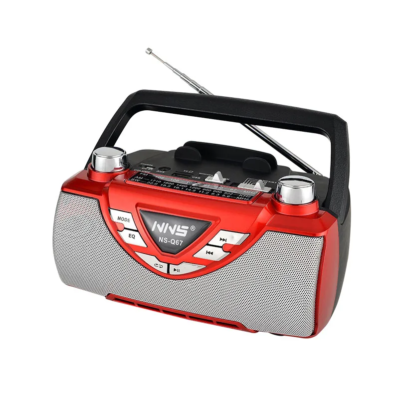 Портативный стереоприемник NNS с радио AM/FM/SW Bluetooth динамик USB TF карта mp3 плеер