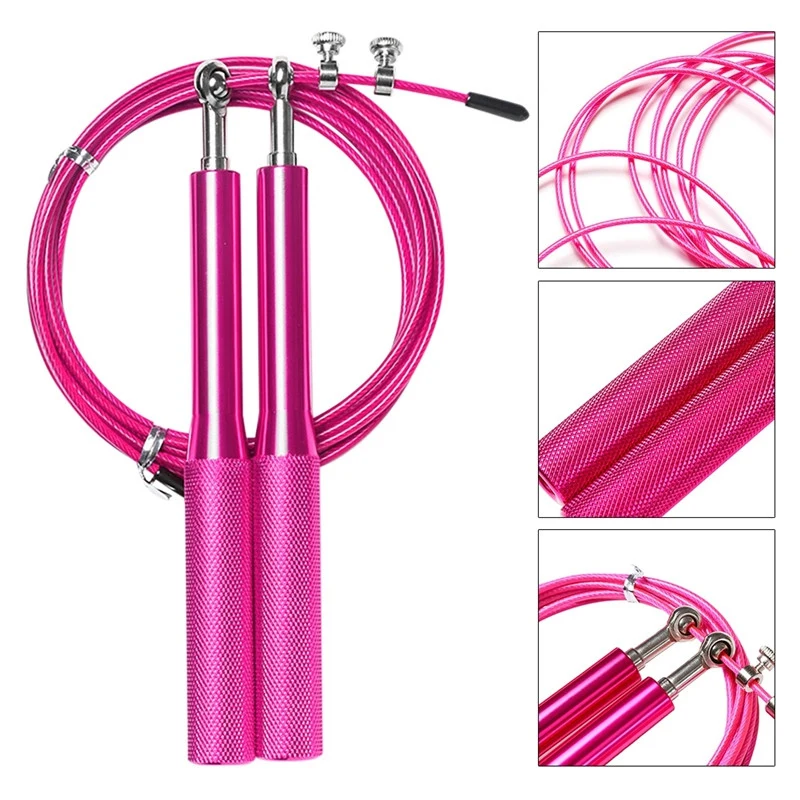 

Fitness Jump Ropes Heavy Steel Wire Speed Jump Rope For Boxing Training Equipment Gym Exerciser Skipping Rope Sports Tools