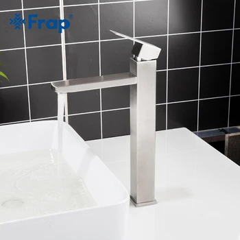 

FRAP stainless basin faucet mixer tap with high spilt f10802-2